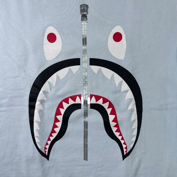 BAPE ABC Camo Shark Oversized Crewneck Women's Size M+ - Picture 5 of 10